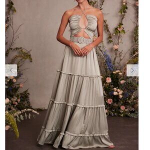 NWOT V Chapman Penelope Dress, Sage, 4
